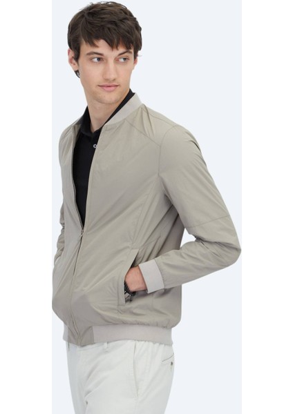 Vizon Regular Fit Dik Yaka Casual Dokuma Mont modelleri