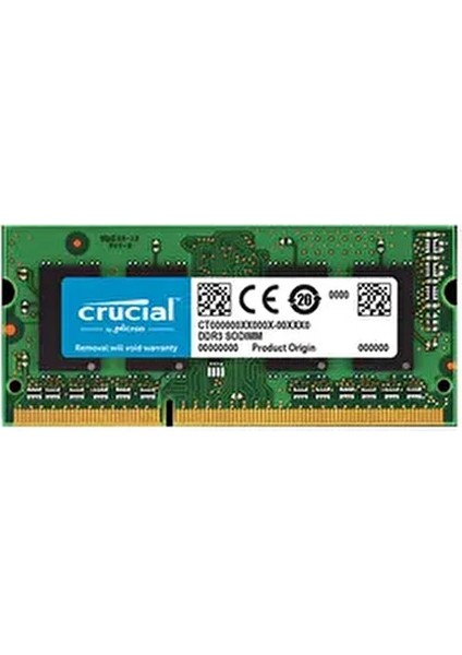 8gb DDR3L 1600MHZ CL11 Notebook Ram CT102464BF160B (1.35V)