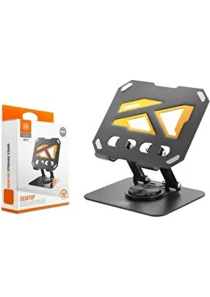 Gece Tech 360 Derece Dönebilen Premium Metal Tablet & Telefon Tutucu