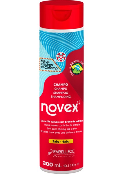 My Curls Movıe Star - Ekstra Parlaklık Veren, Shea Butter, Keratin ve 7 Çeşit Yağ Içeren Şampuan 300ML