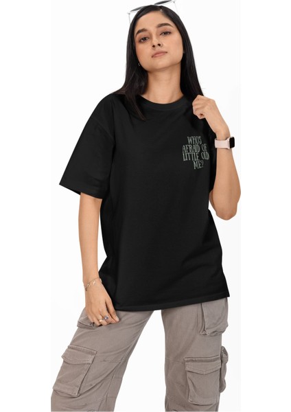 Unisex Who’s Afraid Of Little Old Me Sırt Baskılı Tişört, Oversize Taylor Swift Temalı T-Shirt modelleri