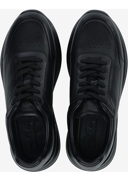 Erkek Siyah Hakiki Deri Ayakkabı 5K1UA18600 indirimleri