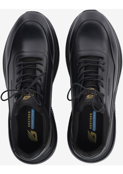 Erkek Siyah Hakiki Deri Ayakkabı 5K1SA16492L modelleri