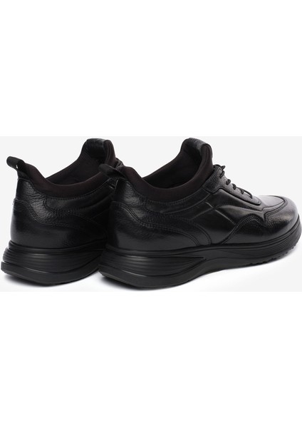Erkek Siyah Hakiki Deri Ayakkabı 5K1FA64613