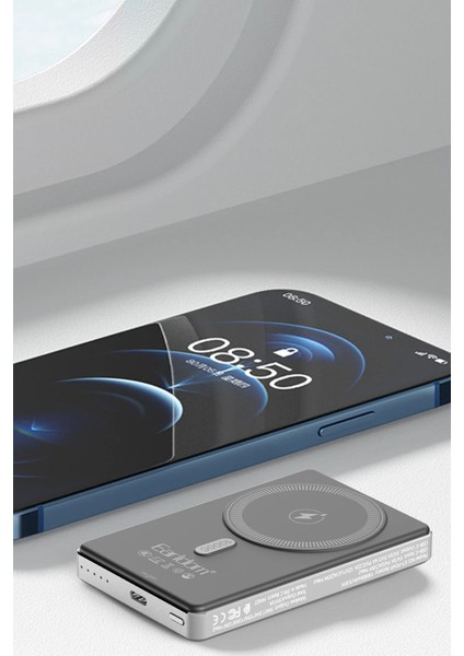 PD49 10.000 Mah 15W Kablosuz Şarj ve 20W Type-C Çıkışlı Pd Hızlı Şarj Powerbank - Siyah fırsatları