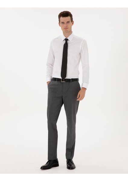 Erkek Füme Slim Fit Kumaş Pantolon 50313984-VR058 modelleri