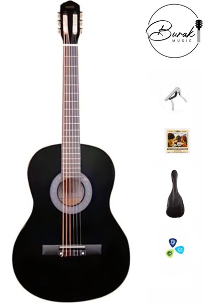 4/4 Siyah Gitar Seti