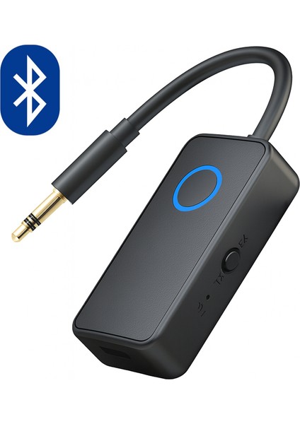 Bluetooth 5.4 Ses Alıcı & Verici – 2’si 1 Arada Aux Adaptör, 3.5mm Jak, Usb-C Şarj, 15M Kablosuz Menzil, 180MAH Batarya, Araç & Ev Hoparlör Için Kablosuz Müzik Adaptörü | M30