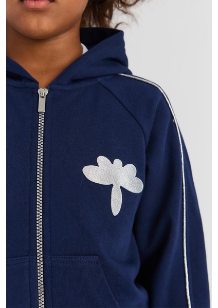 Bg Store Kız Çocuk Lacivert Eşofman Üstü modelleri