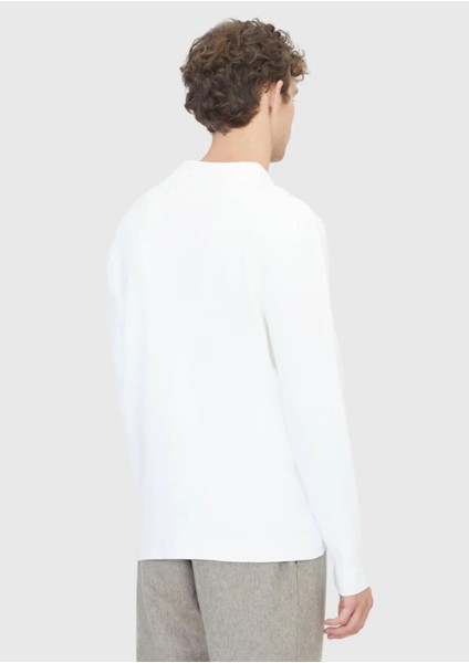 Ekru Polo Yaka Düz Örgü Triko Kazak indirimleri