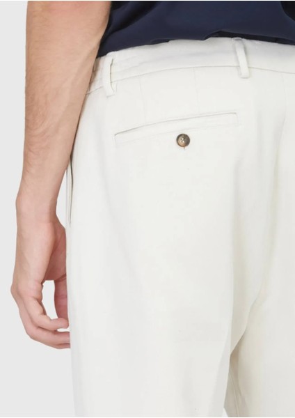 Bej Düz Dokuma Jogging Fit Casual Pamuk Karışımlı Pantolon fırsatları