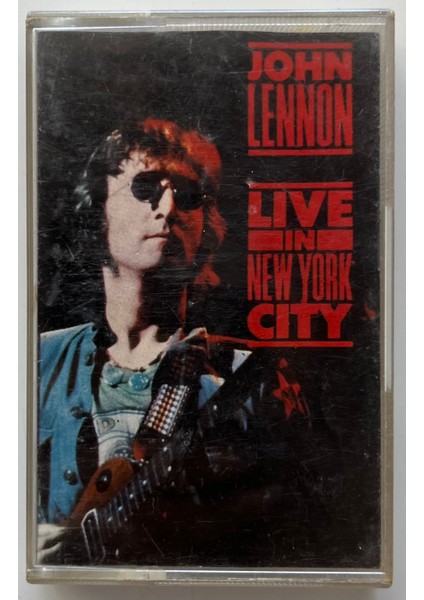 John Lennon Live In The New York City Kaset (Orijnal Dönem Baskı Kaset)