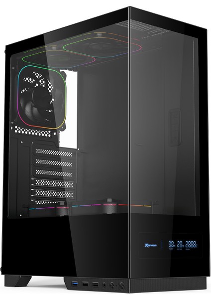 Forest V8101 3*120MM Argb Fan Atx Gamıng Case 550W Psu Usb3.0*1+Usb2.0*2