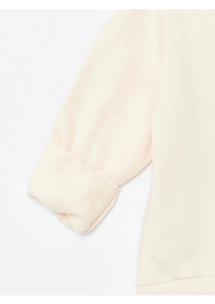 Lcw Kids Bej Bisiklet Yaka Kız Çocuk Kalın Sweatshirt modelleri