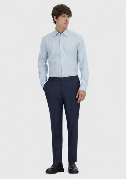 Mavi Desenli Casual Fit Dokuma Casual %100 Pamuk Gömlek fiyatları