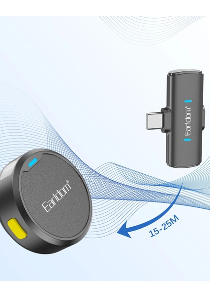 MC15C 2’li Wireless Yaka Mikrofonu – Gürültü Engelleme & Type‑C Alıcı, Video / Canlı Yayın İçin fırsatları