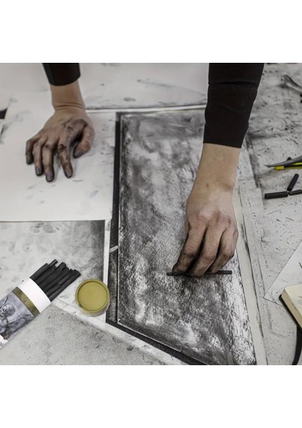 Eskiz Çizimi ve Tonlama, Kara Kalem, Doğal Söğüt Kömürü Çubukları 5/7mm-25 Adet indirimleri