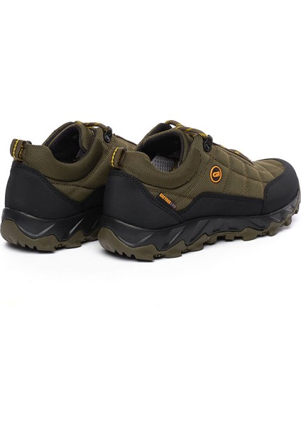 Erkek Haki Hakiki Deri Su Geçirmez Ayakkabı 5K1GA00171L
