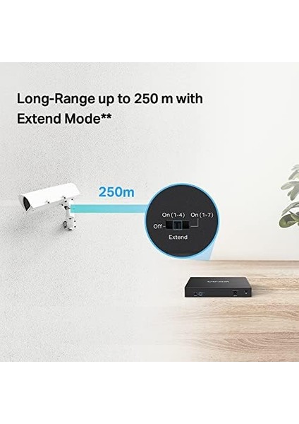 MS108, 8-Port Gigabit Desktop Switch With 7-Port Poe+ modelleri