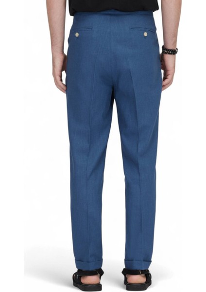 Indigo Dokuma Carrot Fit Casual Pamuk Karışımlı Pantolon fırsatları