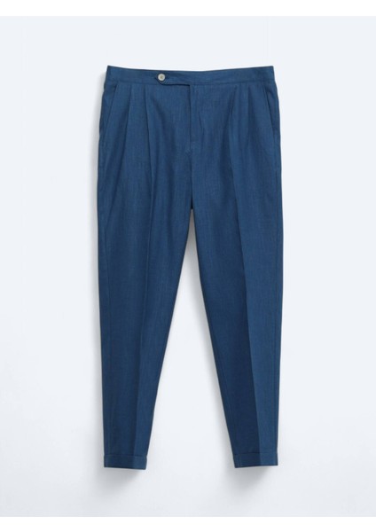 Indigo Dokuma Carrot Fit Casual Pamuk Karışımlı Pantolon indirimleri