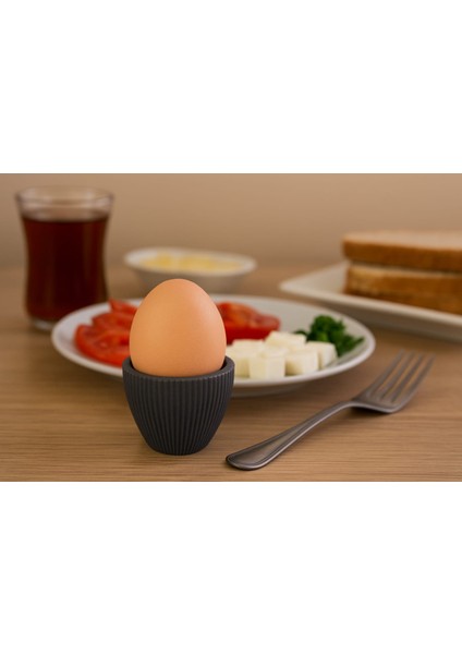 Dörtlü Gri Modern Yumurtalık Seti fiyatları