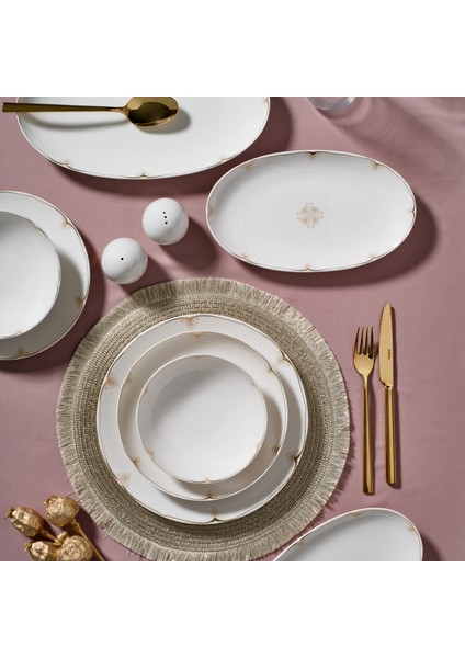 Camelia 54 Parça 12 Kişilik Yemek Takımı 6710 fırsatları