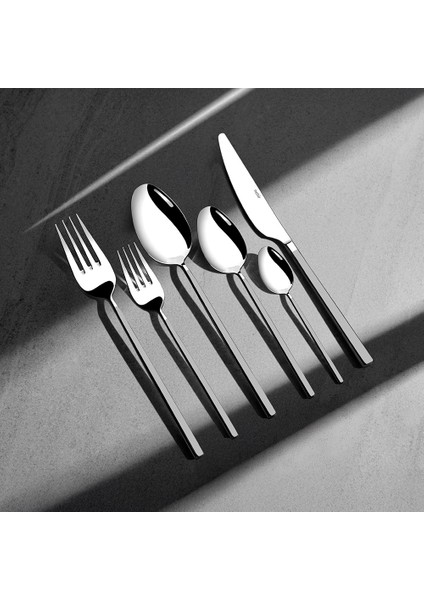 Gloria Saten 12 Kişilik 72 Parça Kutulu Çatal Kaşık Bıçak Takımı