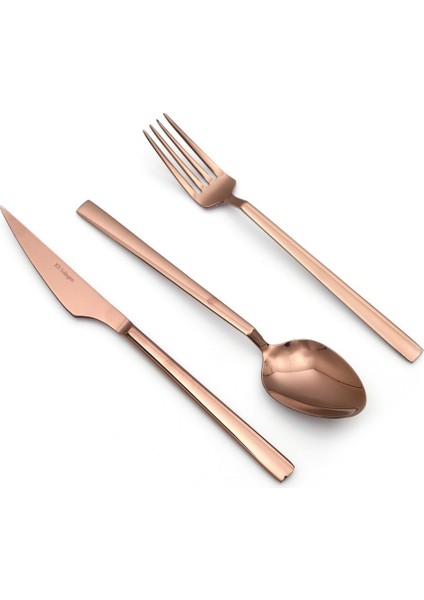 84 Parça Bakır Çatal Seti modelleri