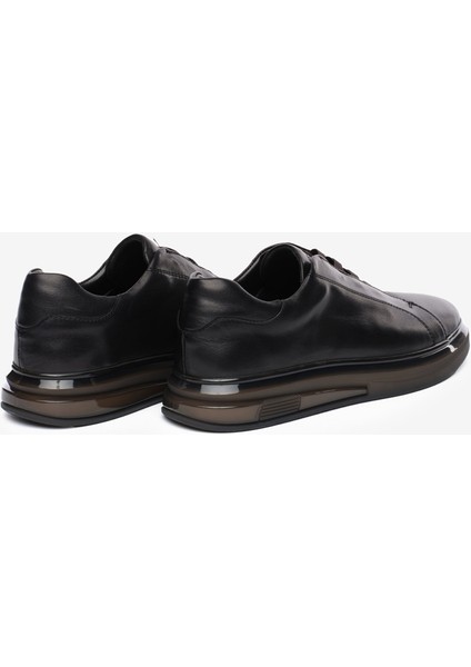 Erkek Siyah Hakiki Deri Ayakkabı 5K1UA64726L fırsatları