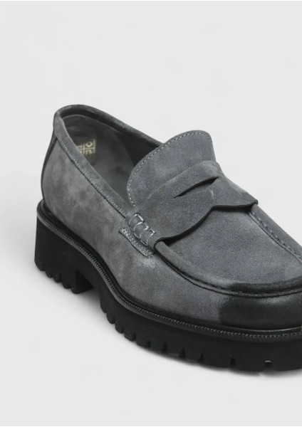 Antrasit Süet Casual Loafer fiyatları