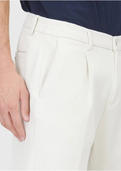 Bej Düz Dokuma Jogging Fit Casual Pamuk Karışımlı Pantolon modelleri