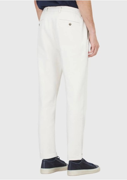 Bej Düz Dokuma Jogging Fit Casual Pamuk Karışımlı Pantolon indirimleri