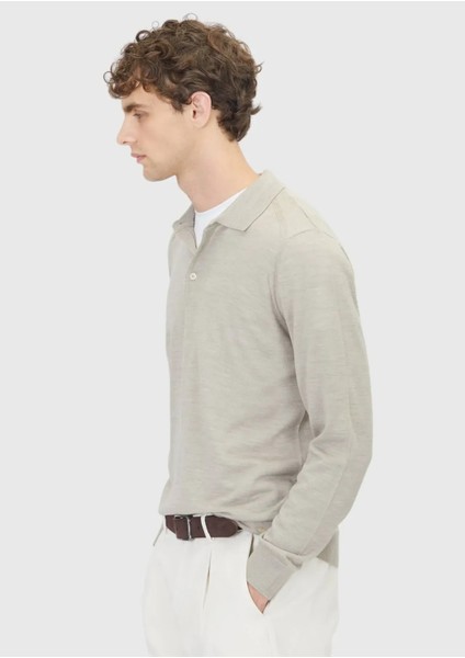 Taş Polo Yaka Düz Örgü Yün Karışımlı Triko Kazak modelleri