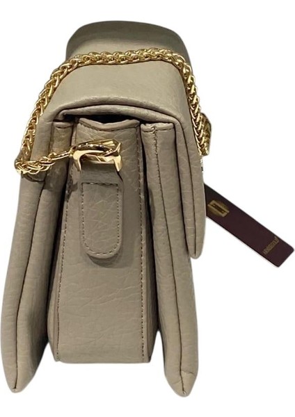 Kadın Yumuşak Deri Zincir Detaylı Bölmeli Şık Zarif El & Omuz ve Çapraz Askılı modelleri