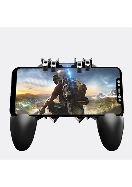 4 Tetikli Mobil Oyun Kolu – 90° Dönebilen Gövde, Ergonomik Kavrama, Dayanıklı Fiber Malzeme, Android Uyumlu Pubg & Cod & Free Fire Oyun Kontrolcüsü | AK66 fiyatları