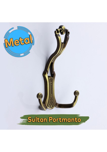 Sultan Antik Sarı Vestiyer Askısı Portmanto Dolap Askısı Askılık Duvar Elbise Askılığı Mutfak Banyo indirimleri