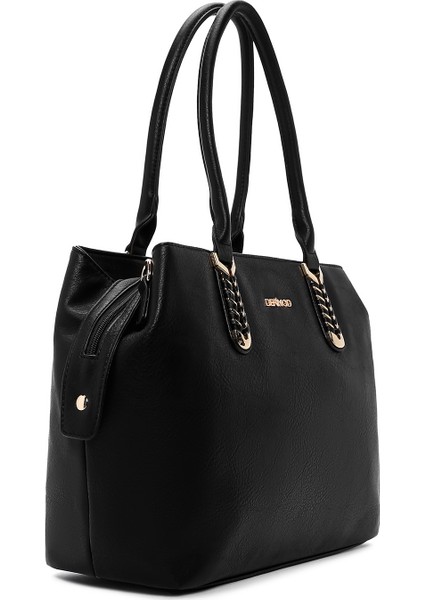 Kadın Siyah Uzun Askılı Omuz Çantası 25WBD283718 indirimleri