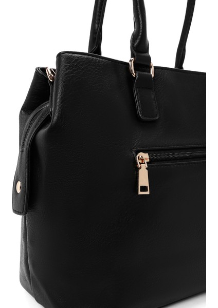 Kadın Siyah Uzun Askılı Omuz Çantası 25WBD283718