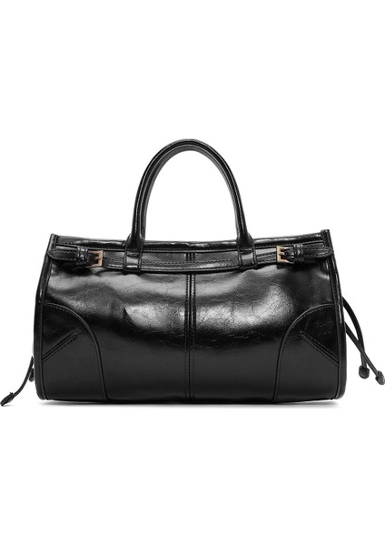 Kadın Siyah Uzun Askılı Kol Çantası 25ABD242023 modelleri