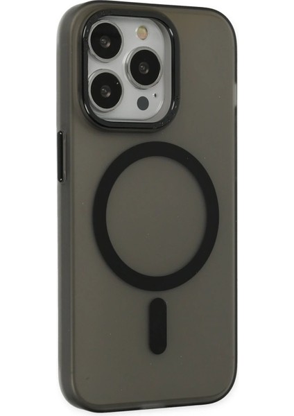 iPhone 15 Pro Kılıf Lodos Magneticsafe Mat Kapak - SIYAH-(5796) - BKS7797-9106 fiyatları