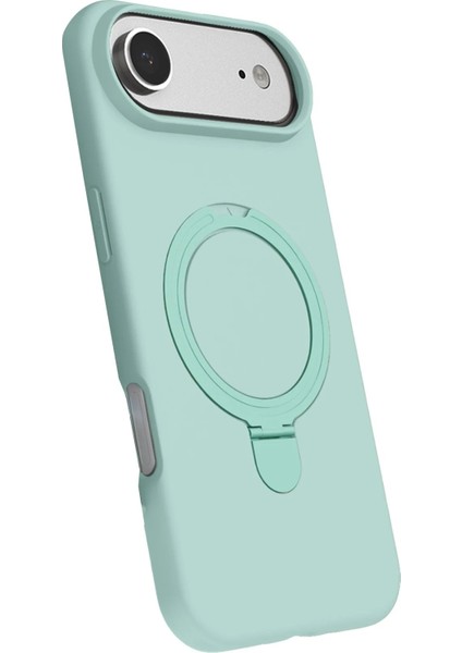 Apple iPhone 17 Air Regal Magsafe Standlı Kapak - Su YEŞILI-(5796) - BKS6797-9546 modelleri