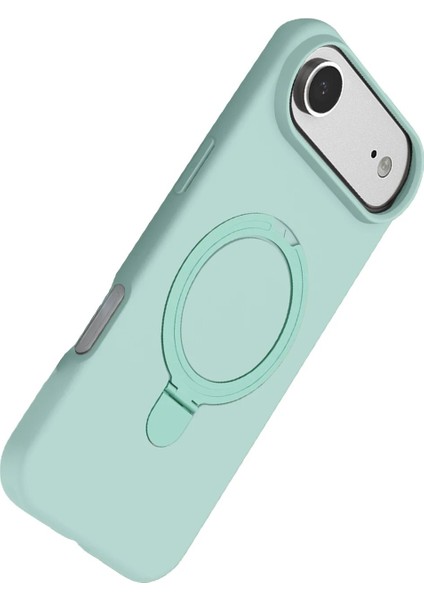 Apple iPhone 17 Air Regal Magsafe Standlı Kapak - Su YEŞILI-(5796) - BKS6797-9546 fırsatları