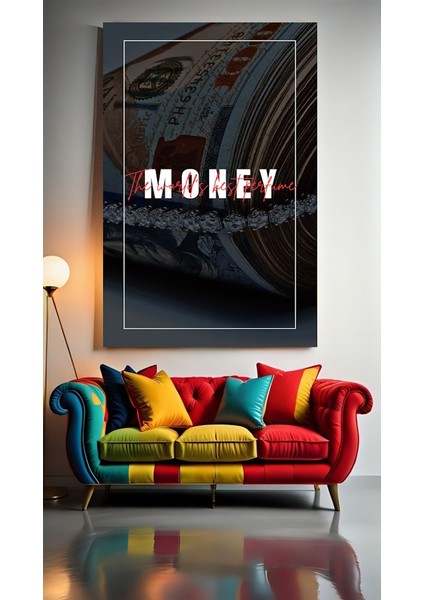 Money The World's Best Parfume Ev Duvar Salon Güzellik Salonu Ofis Dükkan Dekarasyon Kanvas Tablo