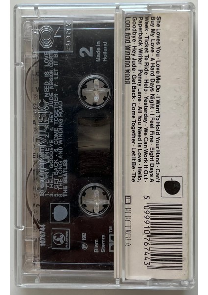The Beatles 20 Greatest Hits Kaset (Orijnal Dönem Baskı Kaset) fiyatları