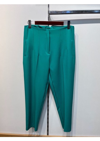Yüksek Bel Battal Pantolon