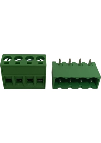 4 Kutuplu 90 Derece 5.08MM Baskılı Devre (Pcb) Klemens Seti (Dişi + Erkek) modelleri