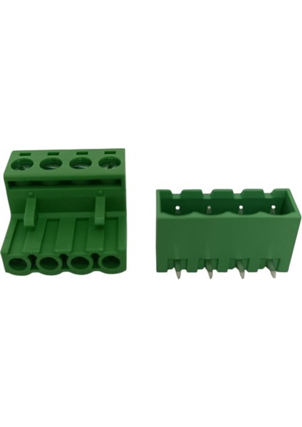 4 Kutuplu 90 Derece 5.08MM Baskılı Devre (Pcb) Klemens Seti (Dişi + Erkek) fırsatları