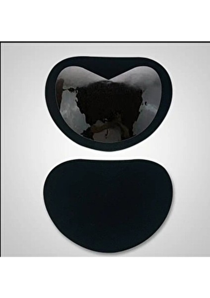 Siyah Silikon Yapışkanlı Mayo Bikini Üçgen Sütyen Pedi Push Up Kaldırıcı Ped Mayo Veya Sütyende fiyatları