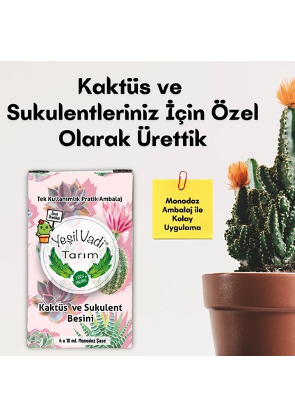 Kaktüs Besini Monodox 4X10 ml